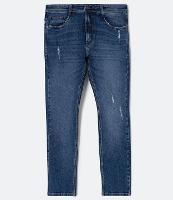 Calça Skinny Jeans com Puídos e Bolsos - 2