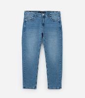 Calça Slim Cropped em Jeans com Efeito Estonado - 2