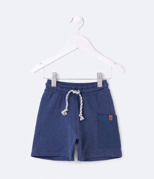 Bermuda Infantil com Bolso Texturizado - Tam 1 a 5 anos - 1
