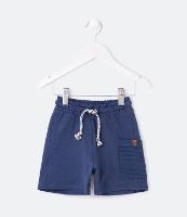 Bermuda Infantil com Bolso Texturizado - Tam 1 a 5 anos - 1