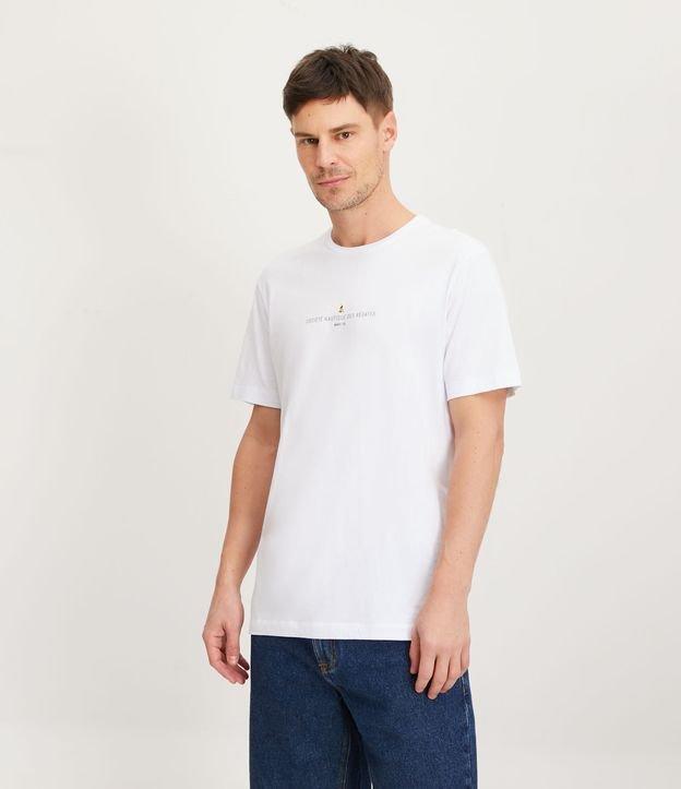 Camiseta Comfort em Algodão com Estampa de Lettering - 2