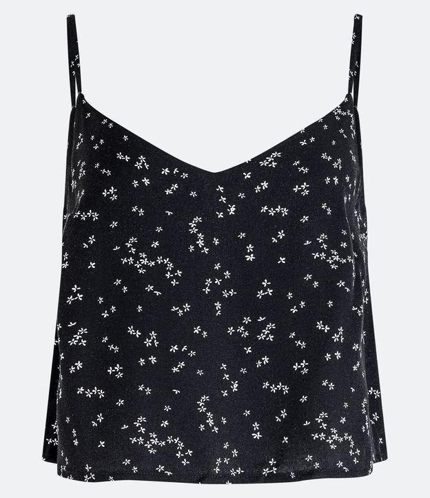 Blusa de Alça em Viscose com Estampa Floral Liberty - 2