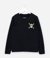 Camiseta Infantil Manga Longa com Estampa dos Chapéus de Palha - Tam 5 a 14 anos - 1