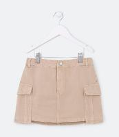 Saia Infantil com Bolsos Cargo - Tam 5 a 14 anos - 1