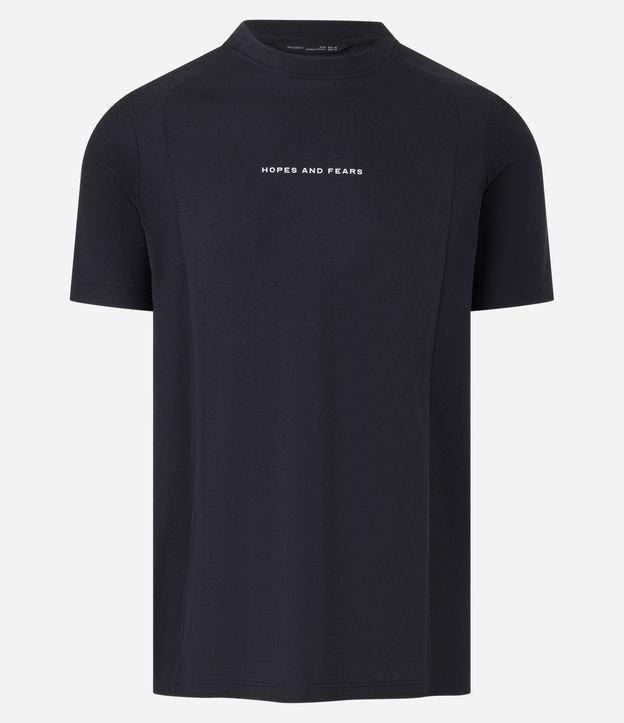 Camiseta em Algodão com Lettering Hopes and Fears - 1