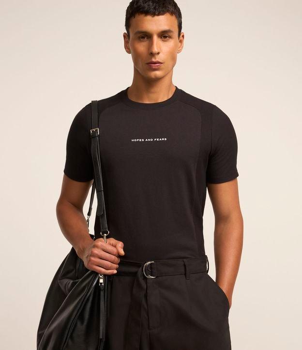 Camiseta em Algodão com Lettering Hopes and Fears - 5