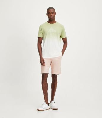 Bermuda Slim em Sarja com Bolso e Barra Italiana