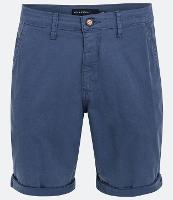 Bermuda Slim em Sarja com Bolso e Barra Italiana - 1