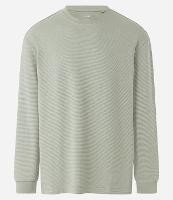 Camiseta Relaxed em Meia Malha com Textura e Manga Longa - 2