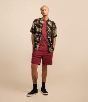 Bermuda em Sarja Lavada com Amarração no Cós - 2