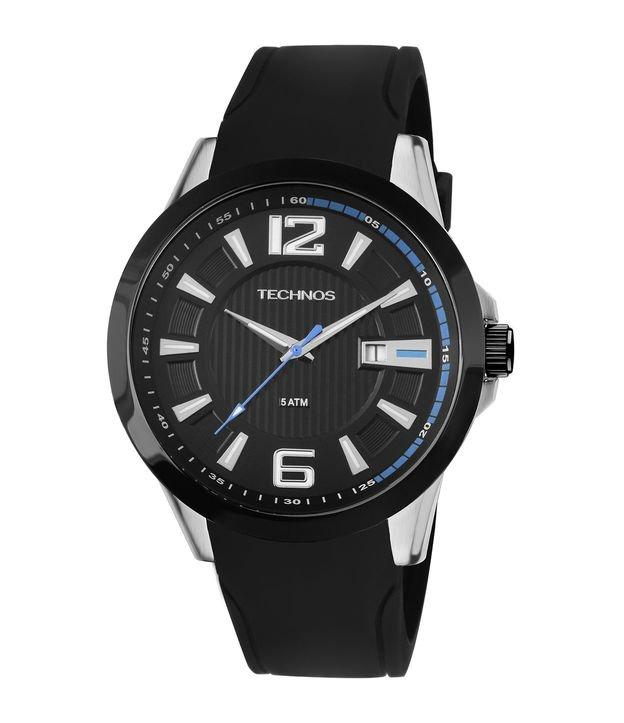 Relógio Technos Pulseira em Silicone com Caixa em Aço 2115KNW8P - 1