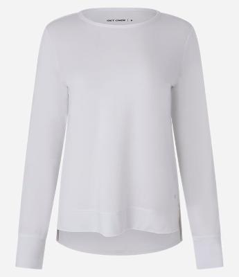 Camiseta Esportiva Texturizada com Barra Mullet