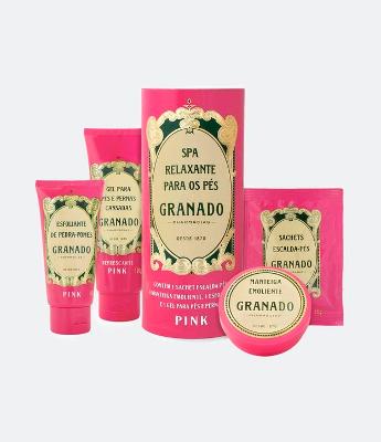 Kit Relaxante para Pés Pink Granado