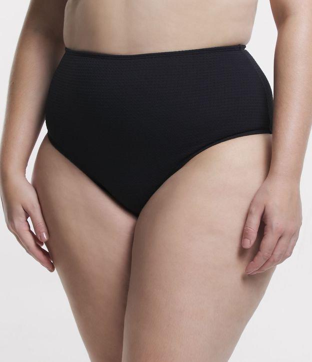 Biquíni Calcinha Hot Pants em Microfibra Texturizada Curve & Plus Size - 1
