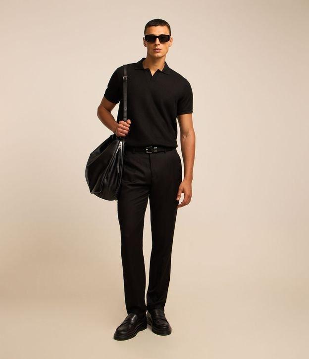Calça Social Slim em Poliviscose com Bolsos - 3