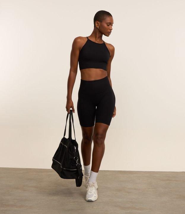 Bermuda Esportiva com Textura Canelada sem Costura - 2