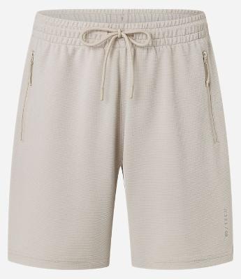 Bermuda Esportiva Texturizada com Cós Elástico e Zíper no Bolso