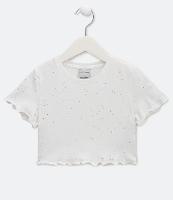 Blusa Infantil com Corações e Glitter - Tam 5 a 14 Anos - 1