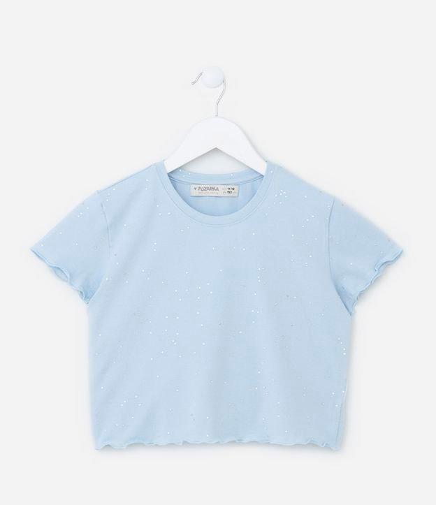 Blusa Infantil com Corações e Glitter - Tam 5 a 14 Anos - 1