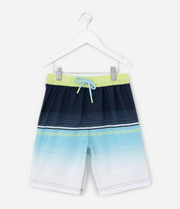 Bermuda Infantil Degradê com Detalhes Neon - Tam 5 a 14 anos - 1