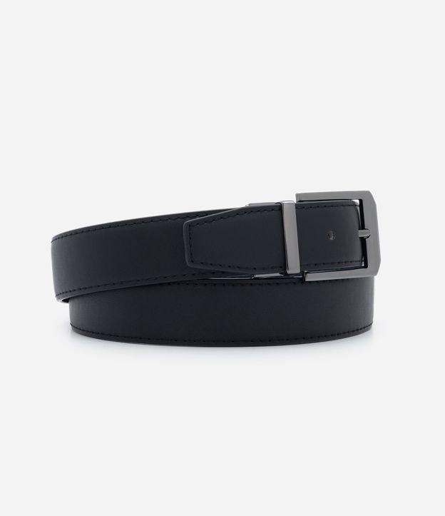 Cinto Básico Reversível com Fivela Quadrada - 1