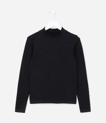 Blusa Infantil Manga Longa em Poliamida - Tam 5 a 14 anos