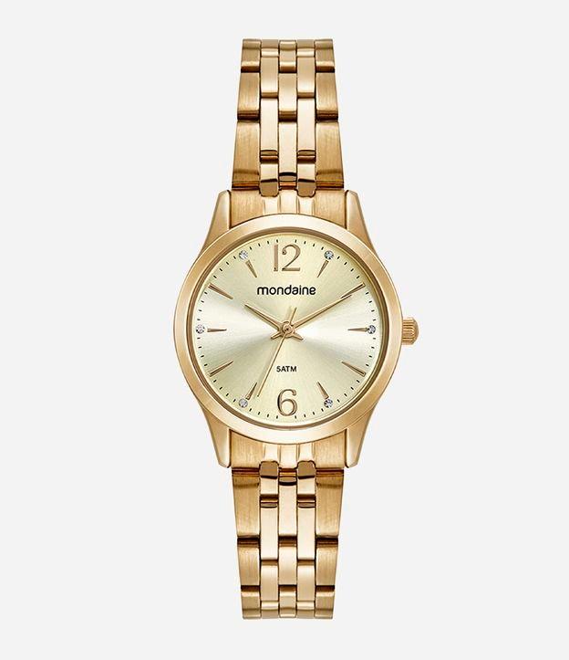 Relógio Mondaine Analógico com Pulseira e Caixa em Metal 32606LPMKDE1K1 - 1