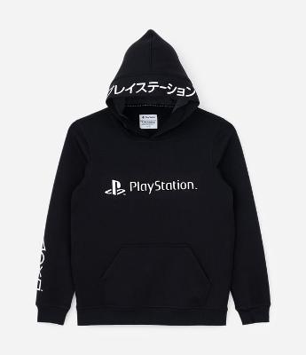 Casaco Infantil com Estampa em Relevo Playstation  - Tam 7 a 14 anos