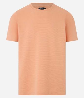 Camiseta Slim em Algodão Peruano com Textura Canelada