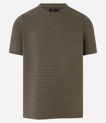 Camiseta Slim em Algodão Peruano com Textura Canelada