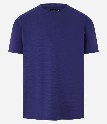 Camiseta Slim em Algodão Peruano com Textura Canelada