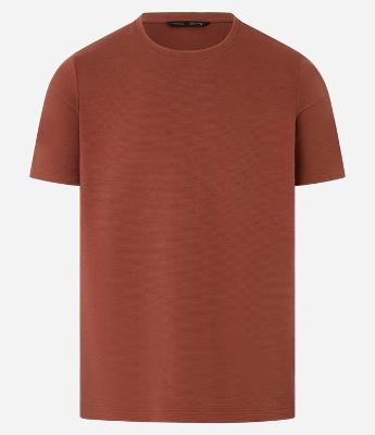 Camiseta Slim em Algodão Peruano com Textura Canelada