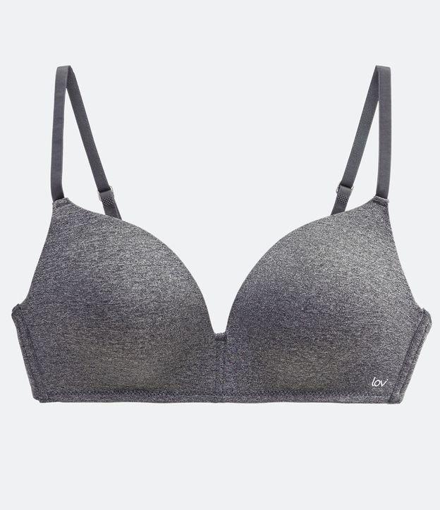 Sutiã Triangular em Microfibra com Bojo e Alça Regulável - 2