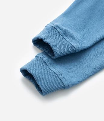 Calça Infantil com Cós Virado e Punhos Canelados - Tam RN a 18 Meses