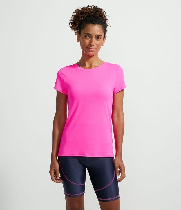 Camiseta Esportiva Básica em Poliamida - 1