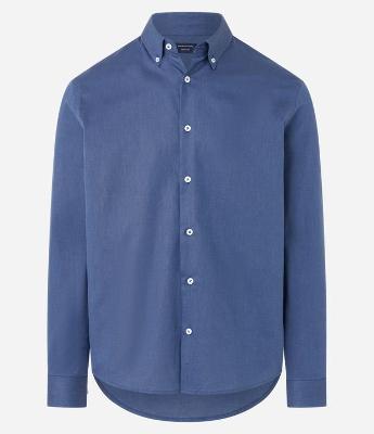 Camisa Regular Básica em Oxford