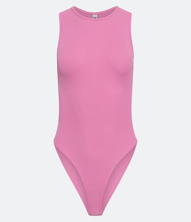 Body Sem Manga em Ribana de Poliamida - 3