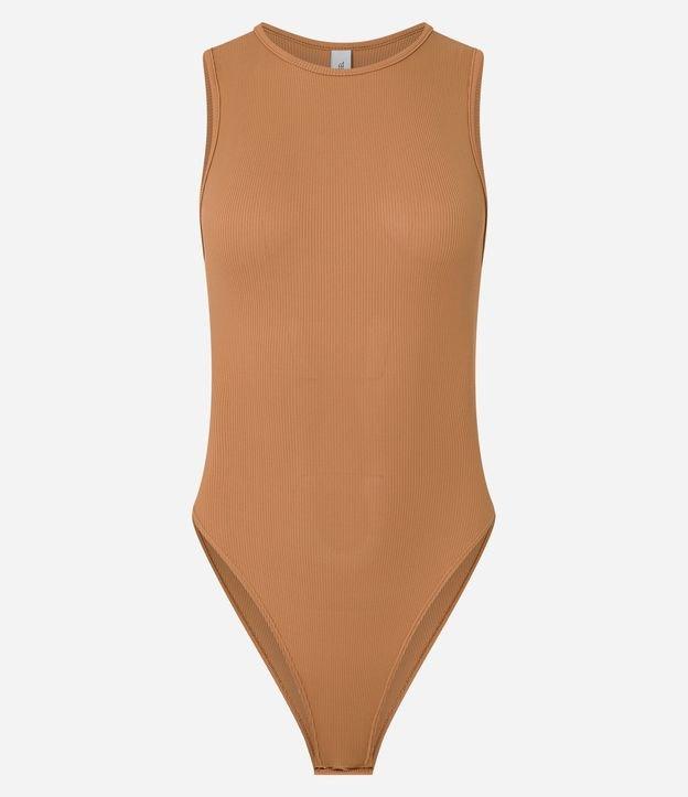 Body Sem Manga em Ribana de Poliamida - 1