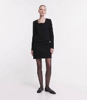 Saia em Ponto Roma com Lacinhos na Lateral e Fechamento em Zíper - 1