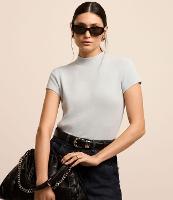 Blusa Canelada em Ribana com Gola Altinha - 2