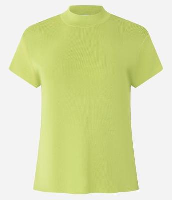 Blusa Canelada em Ribana com Gola Altinha