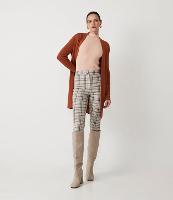 Calça Legging em Viscose com Estampa Xadrez - 1