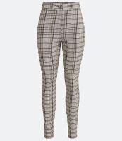 Calça Legging em Viscose com Estampa Xadrez - 2