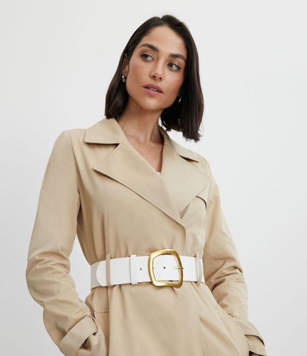 Cinto Largo com Fivela Orgânica - 1