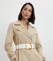 Cinto Largo com Fivela Orgânica - 1