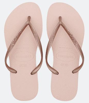 Chinelo Slim com Tira Metalizada Havaianas