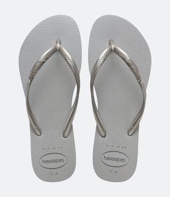 Chinelo Slim com Tira Metalizada Havaianas
