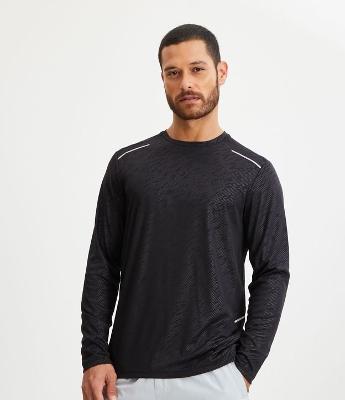 Camiseta Esportiva com Estampa Riscada com Proteção UV