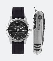 Kit Relógio Technos Masculino Analógico com Pulseira em Silicone e Caixa em Aço 2117LEU K2P - 1