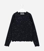 Blusa Infantil em Cotton com Glitter e Corações - Tam 5 a 14 Anos - 1